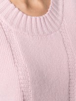 Thumbnail for your product : Ami Amalia Ribbed-Knit Top