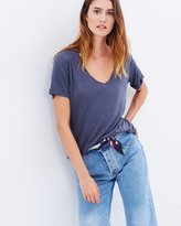 Thumbnail for your product : Maison Scotch Basic V-Neck Linen Tee