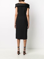 Thumbnail for your product : Alberta Ferretti Bardot-Neckline Blazer Dress