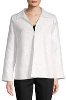 Thumbnail for your product : Lafayette 148 New York Zineb Cotton & Silk Topper