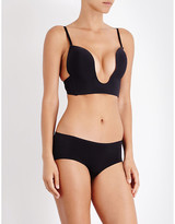 Thumbnail for your product : Fashion Forms Blk Seamless Plunge Bra, Size: 36D