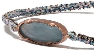 Brooke Gregson 14kt Rose Gold Aquamarine Woven Bracelet