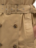 Thumbnail for your product : RED Valentino Bow-applique Cotton-blend Gabardine Trench Coat - Beige