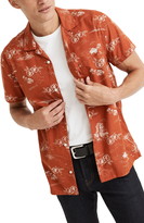 Thumbnail for your product : Madewell Paradise Toile Regular Fit Short Sleeve Button-Up Camp Shirt
