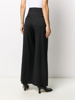 Thumbnail for your product : Eudon Choi High-Rise Wide-Leg Trousers