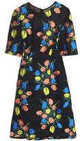 Thumbnail for your product : Lela Rose Holly Embroidered Crinkled Chiffon Dress