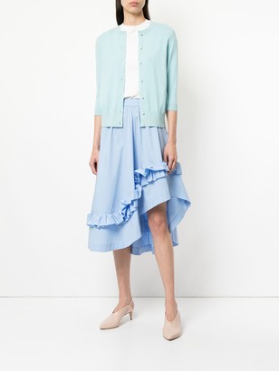 Onefifteen Broderie Anglaise Panel Cardigan