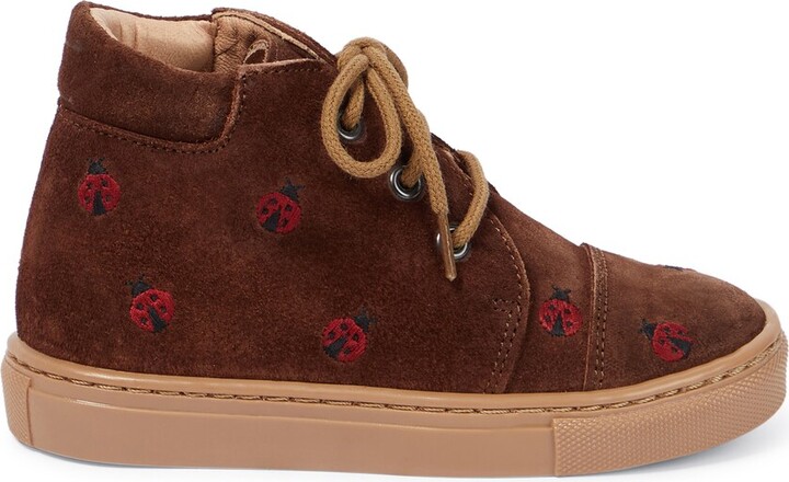 Petit Nord x Shirley Bredal Ladybug leather sneakers - ShopStyle Girls ...