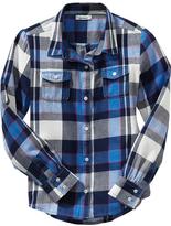 Thumbnail for your product : Old Navy Girls Plaid Flannel Shirts