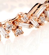 Thumbnail for your product : Suzanne Kalan Fireworks 18kt rose gold ring with diamonds