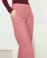 Thumbnail for your product : Jigsaw Flannel Straight Leg Trouser