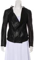Thumbnail for your product : Theyskens' Theory Leather Open Front Jacket
