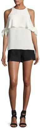 Ramy Brook Adele Slit-Front Shorts
