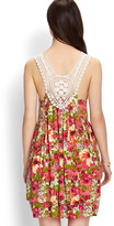 Thumbnail for your product : LOVE21 LOVE 21 Crochet Lace Floral Dress