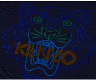 Kenzo Tiger Flocked Icon Crew Neck Knit