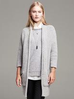 Thumbnail for your product : Banana Republic Textured Cocoon Long Cardigan