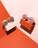 Thumbnail for your product : Fendi Women's Eyeline Brow Bar Round Sunglasses, 55mm