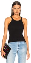 Thumbnail for your product : RE/DONE Ribbed Tank Top in Black