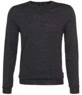 Thumbnail for your product : Hugo Boss Melba-D Merino Wool V-Neck Sweater L Black