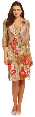 Le Bos Floral-Print Jacket Dress