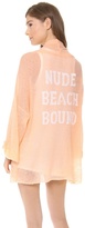 Thumbnail for your product : Wildfox Couture Nude Beach Bound Loose Knit Cardigan