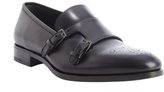 Thumbnail for your product : Ferragamo black leather monk strap 'Roland' loafers