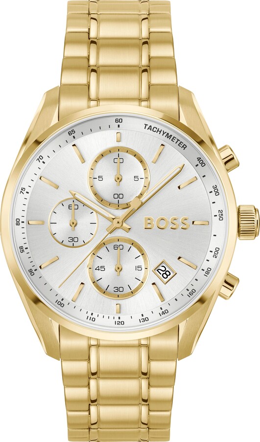 Grand Prix Chronograph Bracelet Watch, 40mm