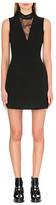 Thumbnail for your product : Sandro Ruffine turtleneck crepe dress