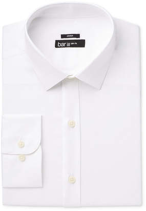 Bar III Men's Slim-Fit Stretch Easy Care Solid Dress Shirt, Created for Macy's