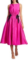 Thumbnail for your product : Jason Wu Collection Bow-Trimmed Silk Cocktail Dress