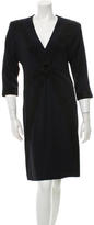 Thumbnail for your product : Jean Paul Gaultier Satin-Trimmed Sheath Dress