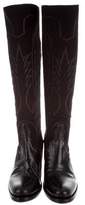 Thumbnail for your product : Rocco P. Embroidered Knee-High Boots w/ Tags