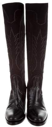 Rocco P. Embroidered Knee-High Boots w/ Tags