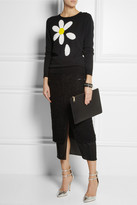 Thumbnail for your product : Moschino Cheap & Chic Moschino Cheap and Chic Daisy-intarsia cashmere sweater
