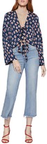 Thumbnail for your product : BCBGeneration Floral Bell Sleeve Blouse