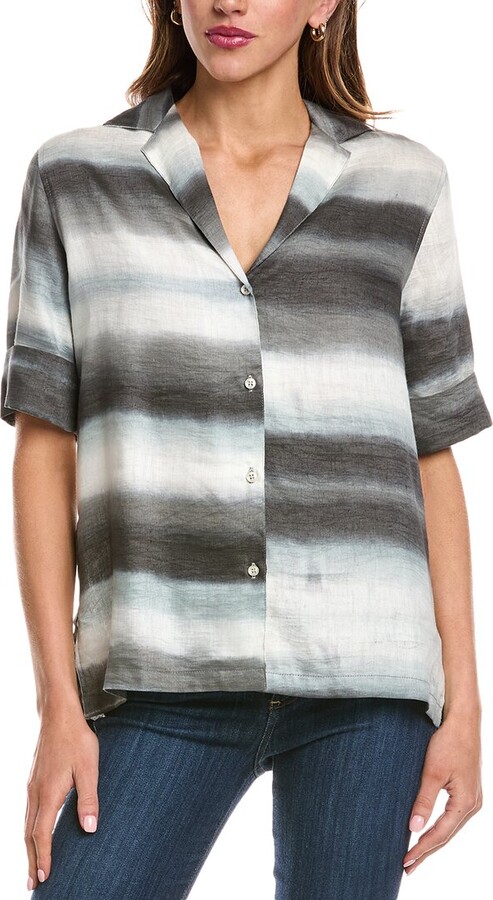 Officine Generale Gaetane Linen-Blend Shirt