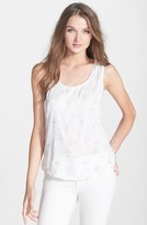 Thumbnail for your product : Maison Scotch Bead Detail Embroidered Tank