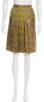 Thumbnail for your product : Etro Paisley Silk Skirt