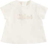 Thumbnail for your product : Chloé Organic cotton t-shirt & linen shorts