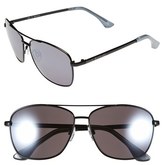 Thumbnail for your product : Isaac Mizrahi New York 58mm Aviator Sunglasses