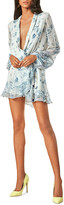 Thumbnail for your product : Rococo Sand Short Plunging Wrap Dress
