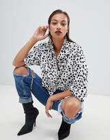 Thumbnail for your product : PrettyLittleThing Dalmatian Print Shirt
