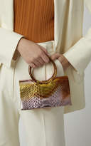 Thumbnail for your product : Nancy Gonzalez Regina Python Top Handle Bag