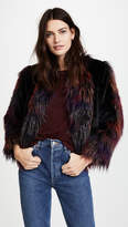 Thumbnail for your product : Anna Sui Rainbow Mongolian Faux Fur Jacket