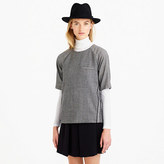 Thumbnail for your product : J.Crew Flannel raglan top in houndstooth