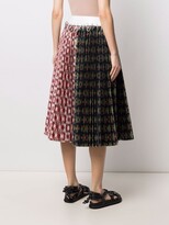 Thumbnail for your product : Chopova Lowena Argyle-Check Pleated Skirt