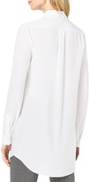Thumbnail for your product : Michael Kors Long-Sleeve Silk Blouse