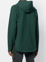 Thumbnail for your product : Pierre Balmain logo patch hooded sweatshirt