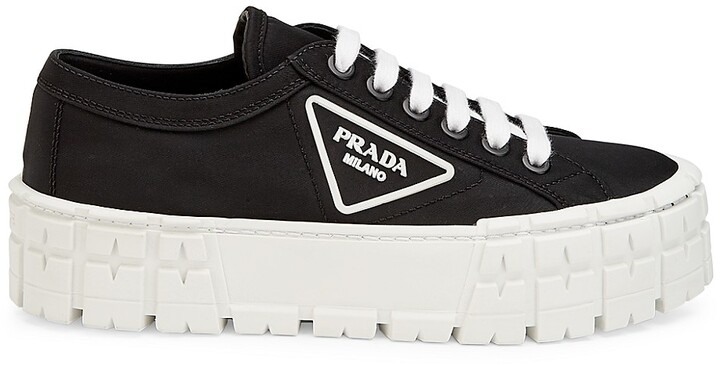 Prada nylon sneakers size 36. Worn once was just too... - Depop