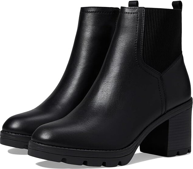 Naturalizer Verney Weatherproof Bootie Women's Shoes Black Leather : 9 W (C)